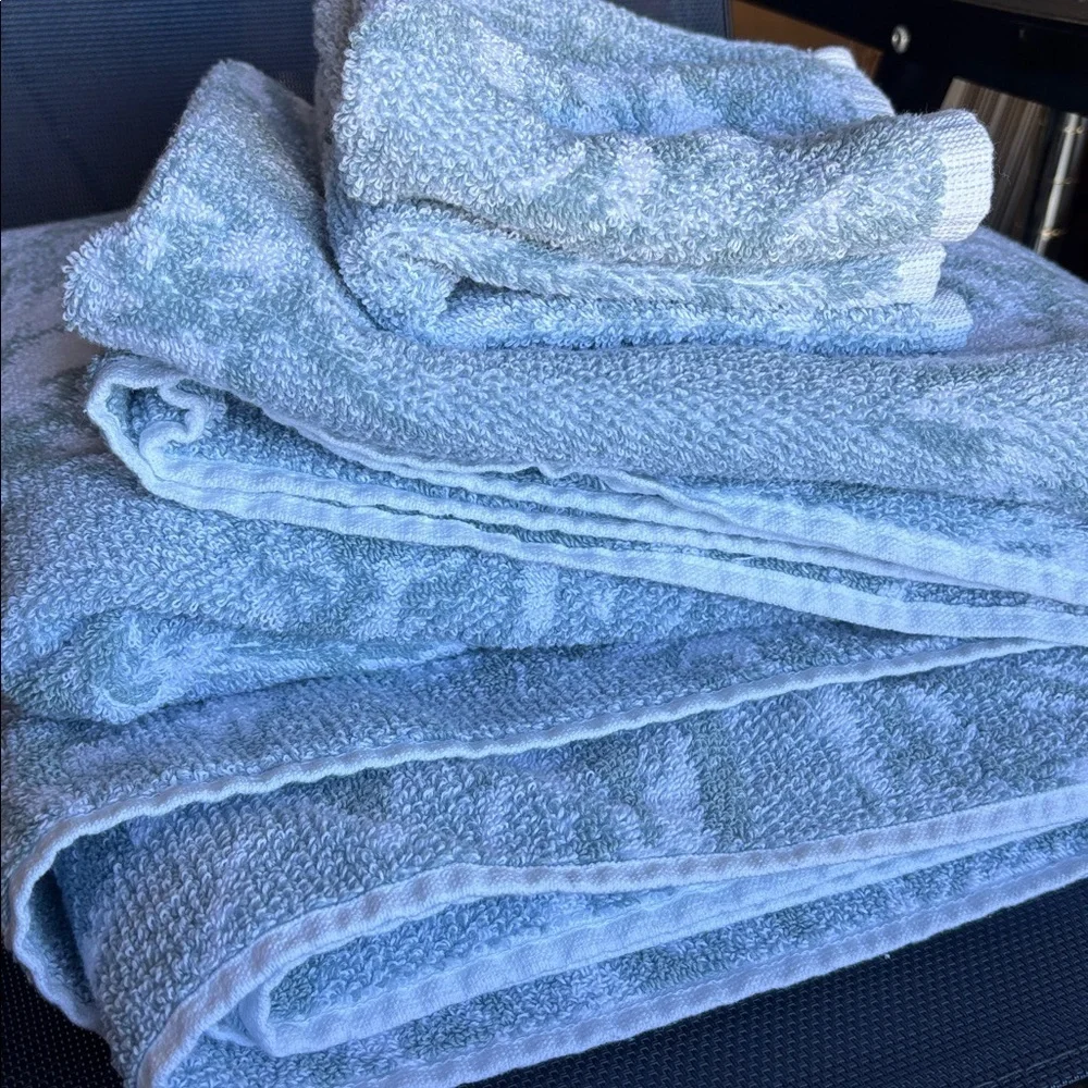 Tommy Bahama Bath Towels Cotton Towels 6-Piece Soft, Absorbent, Shadow Hibiscus